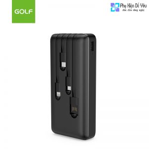Pin dự phòng golf L206 20.000mAh (Tích hợp cáp)