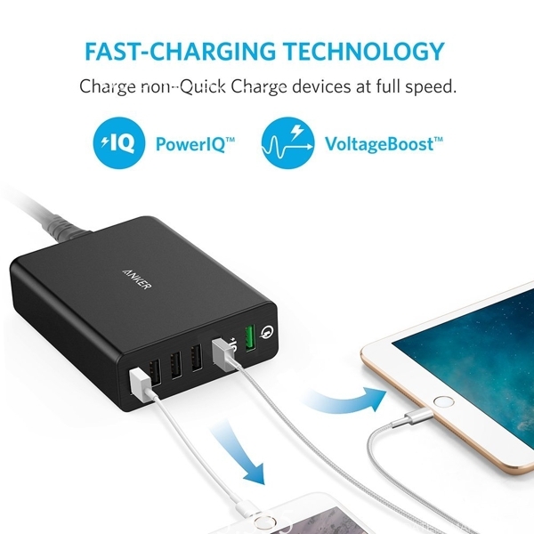 anker powerport+ 6 with Quick Charge 2.0