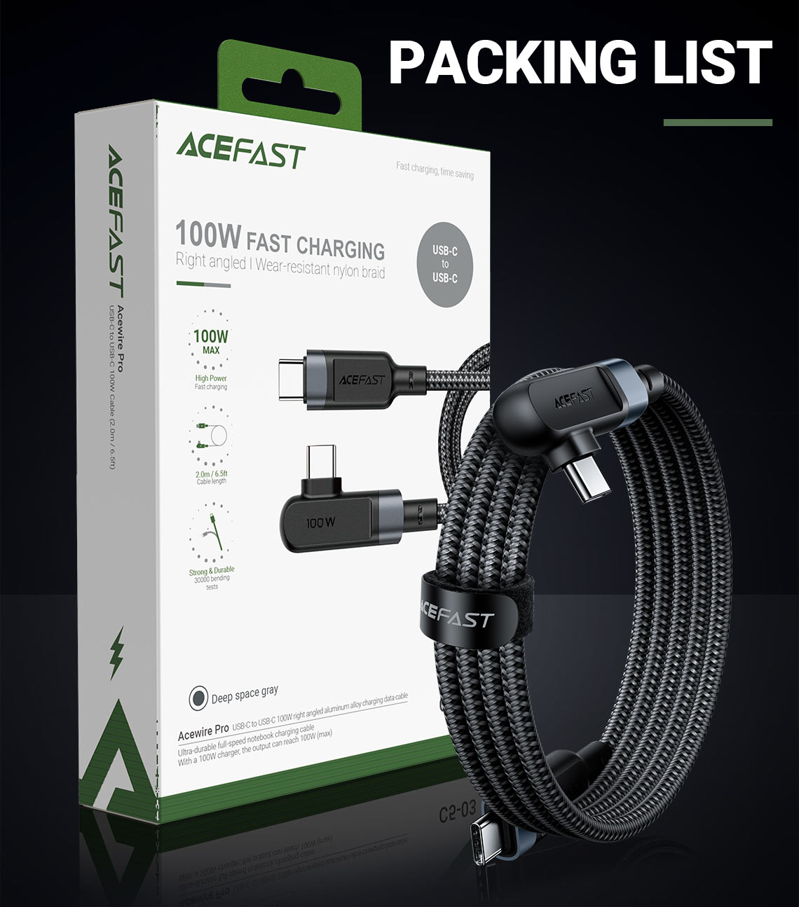 acefast-c5-03-usbc-to-usbc-100w-charging-data-cable-packing-list