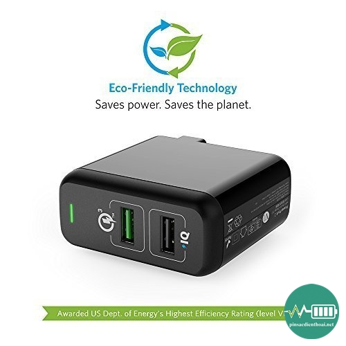 3-Sac nhanh Anker PowerPort 2 Quick Charge 3.0