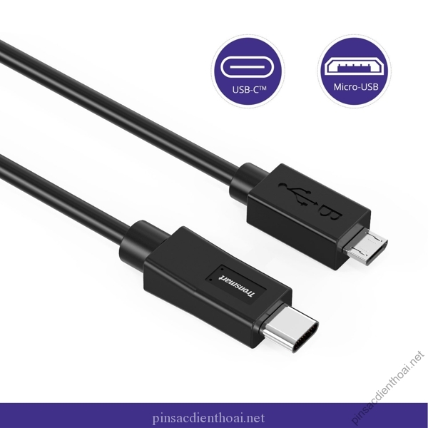 Cap-USB-C-to-Micro USB 1m-Tronsmart-CC08