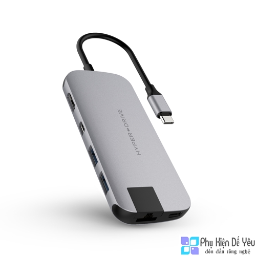 Hub USB-C HyperDrive SLIM 8-in-1