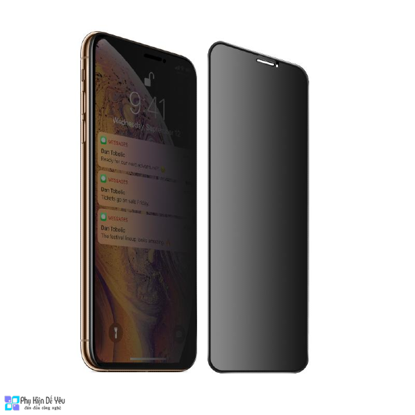 Dán cường lực chống nhìn trộm MIPOW KINGBULL 3D ANTI- SPY PRIVACY FOR iPhone 8/ 8 PLUS/ X/ Xr/ Xs/ XS MAX/ 11/ 11 Pro/ 11 Pro Max
