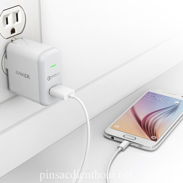 Sạc nhanh Quick Charge 3.0 Anker PowerPort+ 1 - Trắng