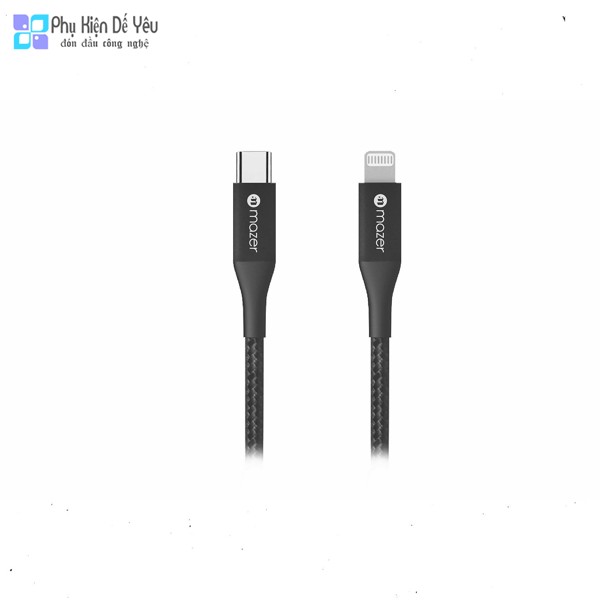 Cáp USB-C to Lightning Mazer ALU.DURA.TEK II 1.2m