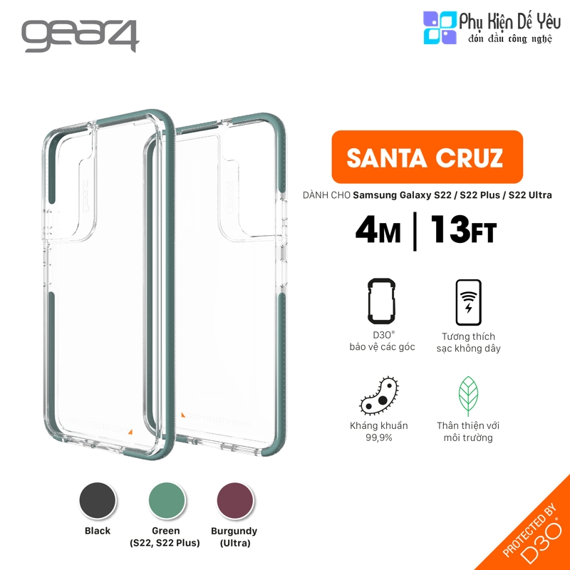 Ốp Gear4 Santa Cruz cho SAMSUNG GALAXY S22 Plus