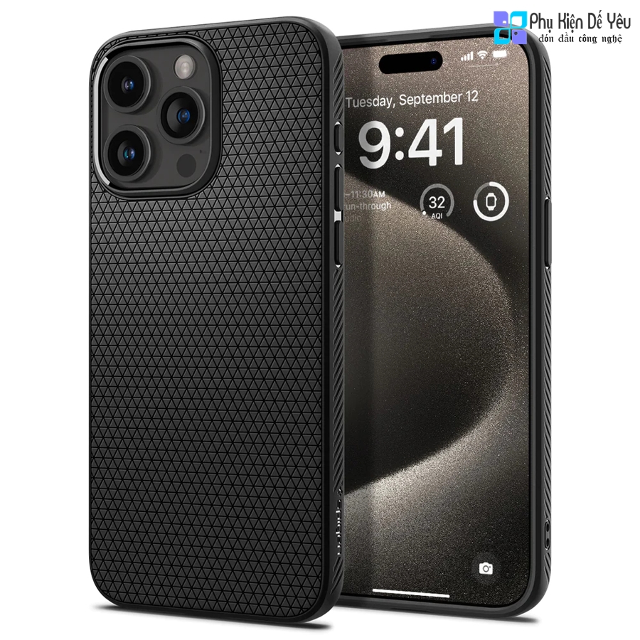 Ốp Spigen Liquid Air cho iPhone 15 Pro Max/ 15 Pro/ 15 Plus/ 15