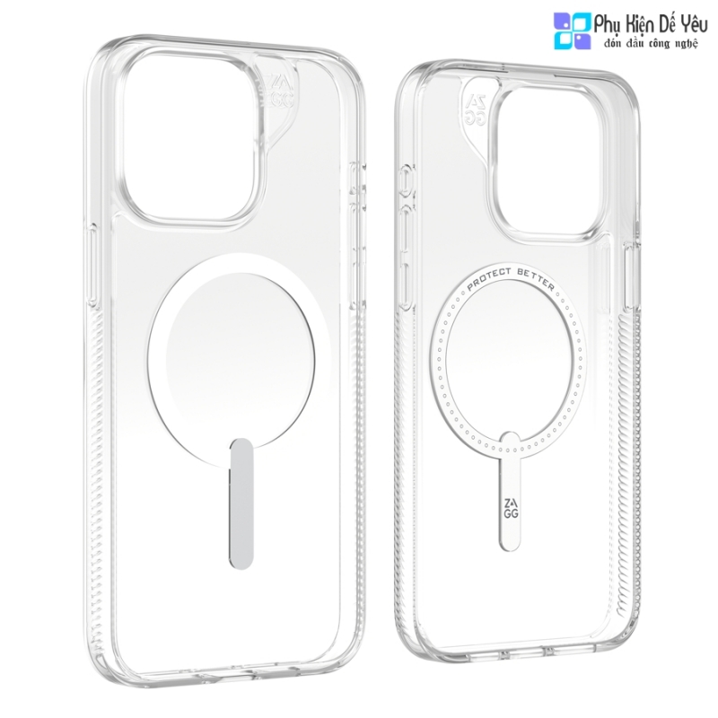 Ốp ZAGG essentials Clear Snap cho iPhone 15 Pro Max/ 15 Pro/ 15 Plus/ 15