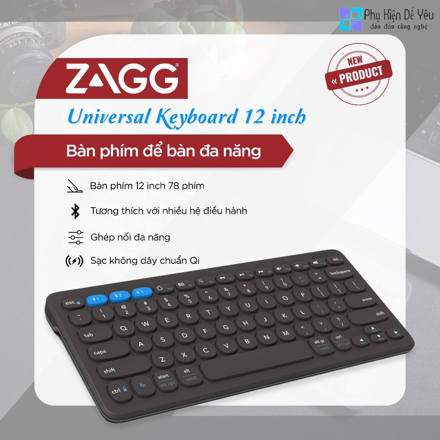 Bàn phím ZAGG Pro Keyboard 12 - 103211032