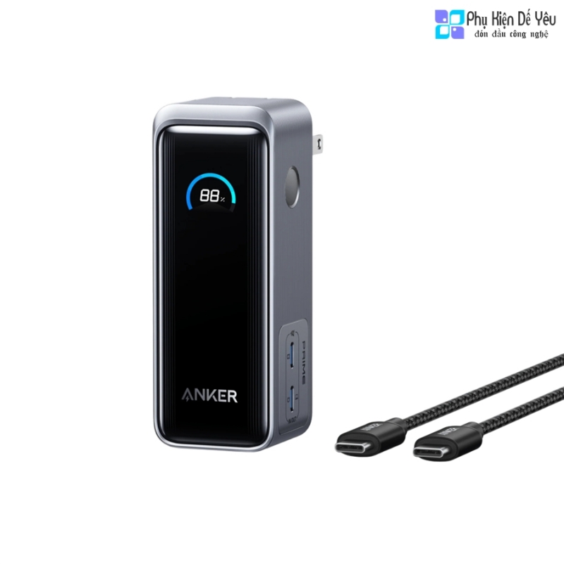 Sạc dự phòng Anker Prime (9,600mAh, 65W, Fusion) - A1339