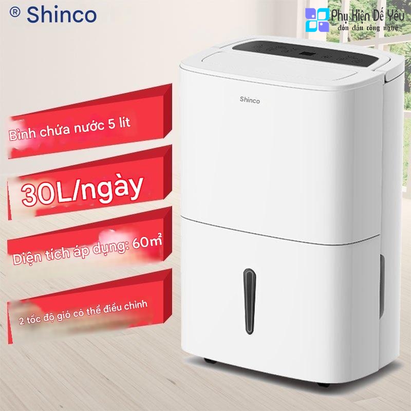 Máy hút ẩm SHINCO CF30BD/Z1 (30L, Điều khiển qua App Tuya )