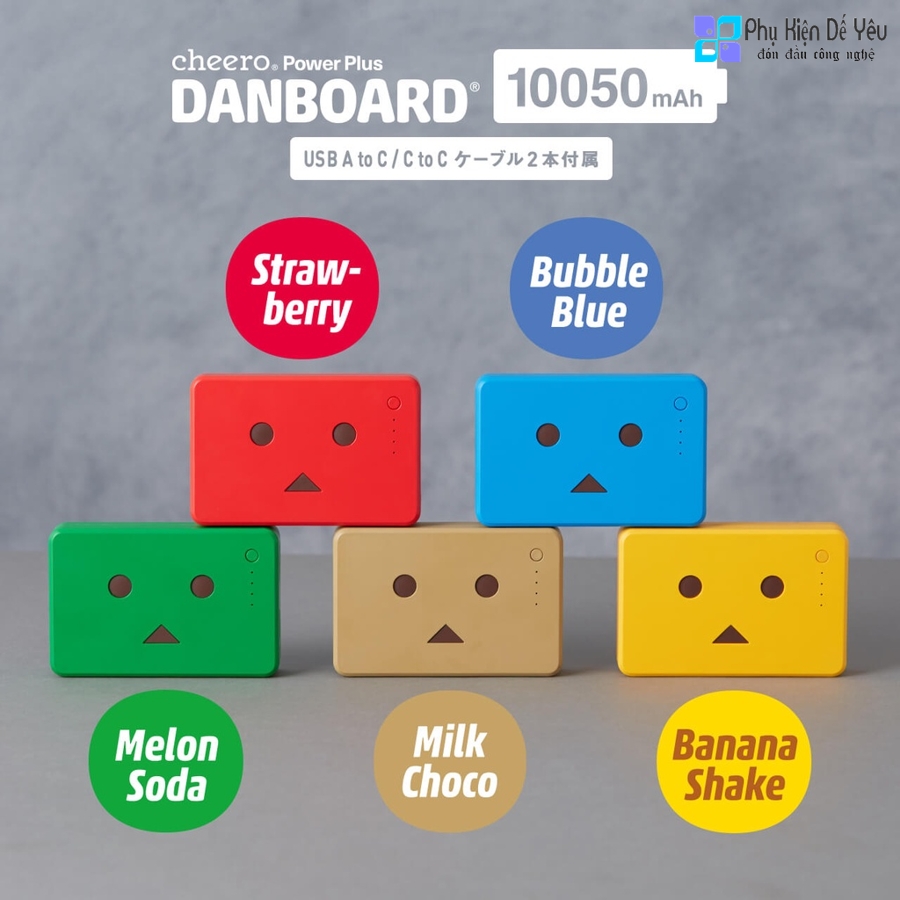 Pin dự phòng cheero Power Plus Danboard (10050mAh, USB-C PD) - CHE-096