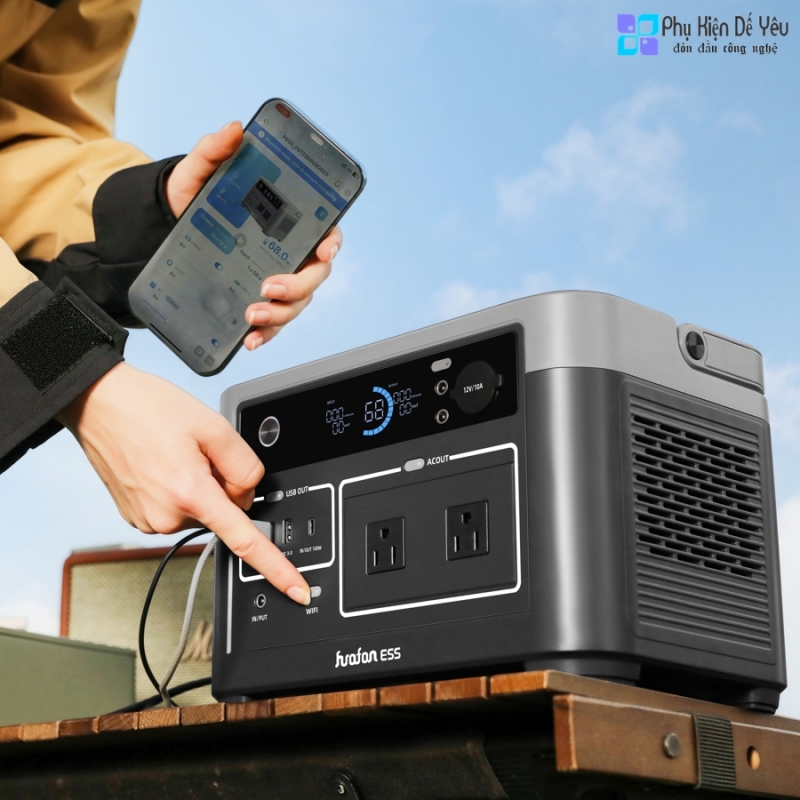 Trạm sạc Huaton ESS P600 (600W, 635Wh, Wifi App)
