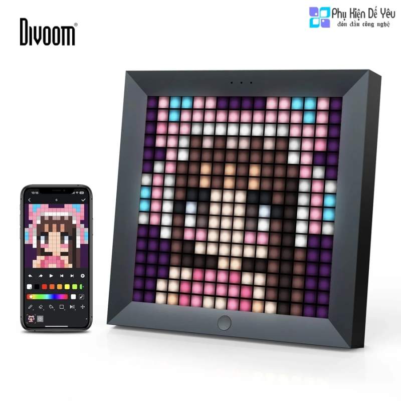 Màn hình LED Divoom Pixoo 16x16 Pixel Art LED Display Gaming Room Decor