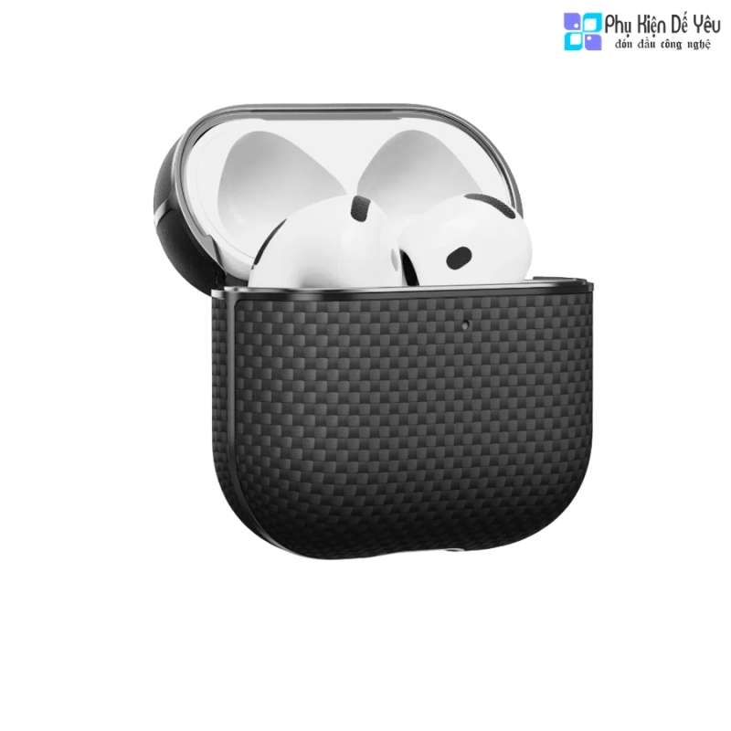 Ốp PITAKA Aramid Fiber cho Apple Airpods 4/ Pro/ Pro 2/ Pro 3 (MagSafe)