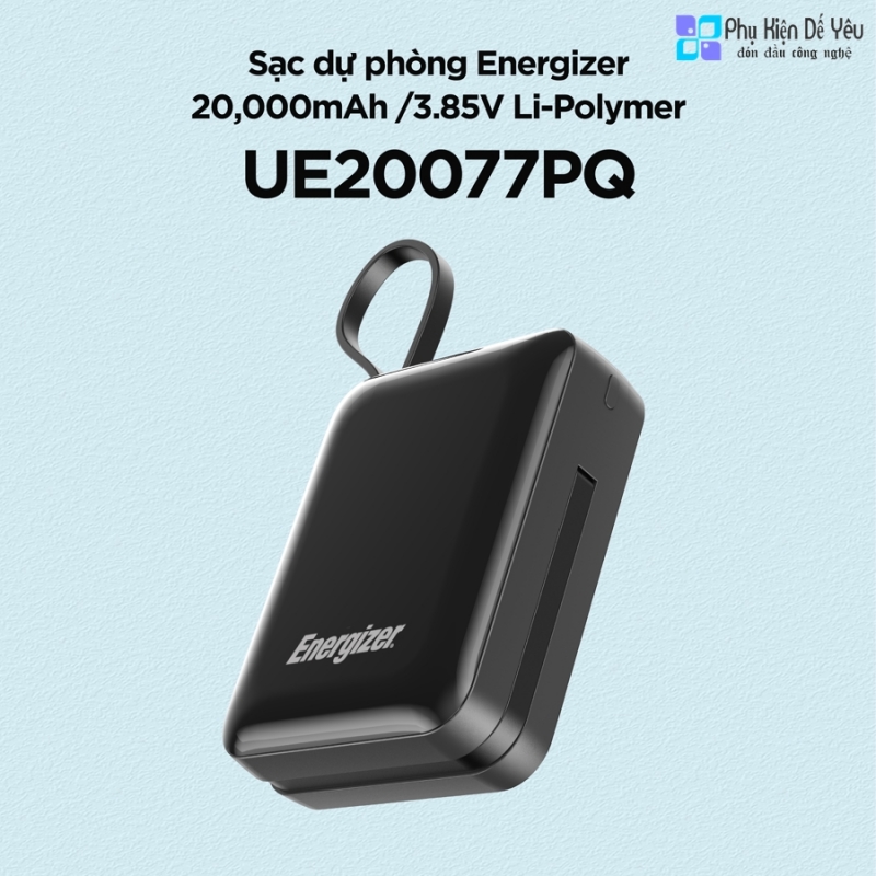 Pin dự phòng Energizer UE20077PQ -  20.000mAh