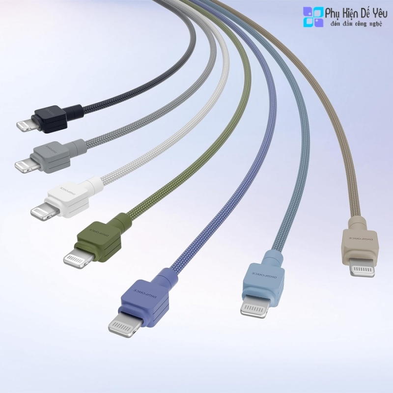 Cáp USB-C to Lightning DIGIFORCE dài 1m/ 2m (Apple MFi)