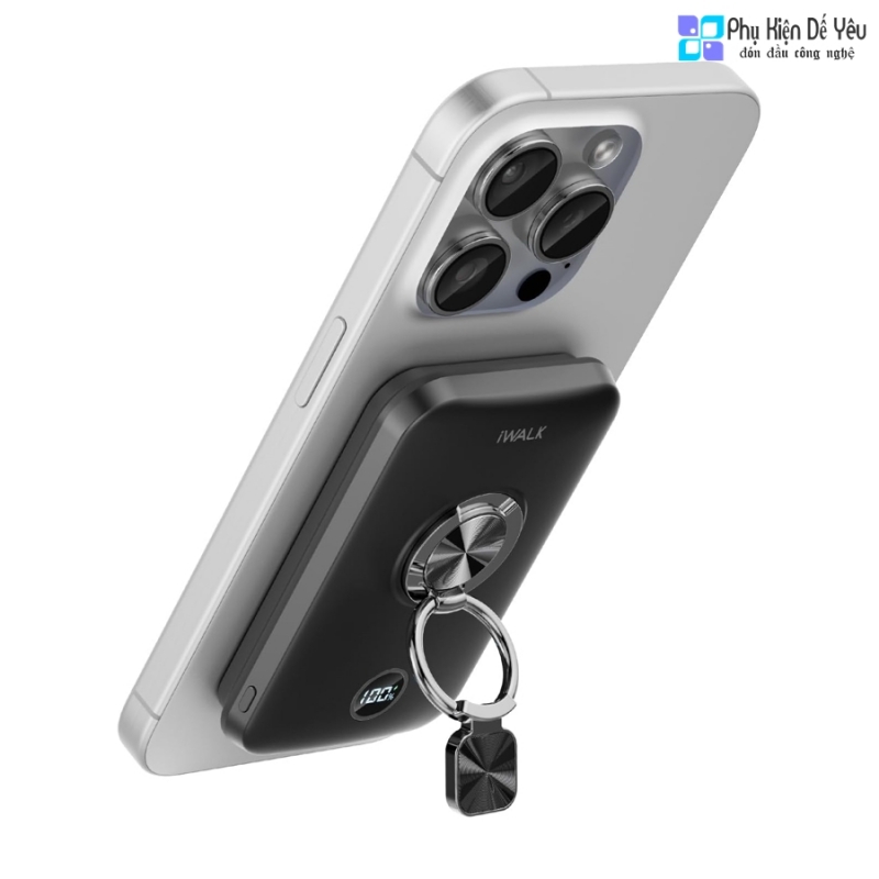 Pin dự phòng không dây iWALK MAG-X MXB009 - 10.000mAh, MagSafe, Chân đế