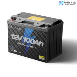 Ắc quy ECOFLOW 12V 100Ah LiFePO4 – Bền bỉ, sạc nhanh, tuổi thọ 10 năm