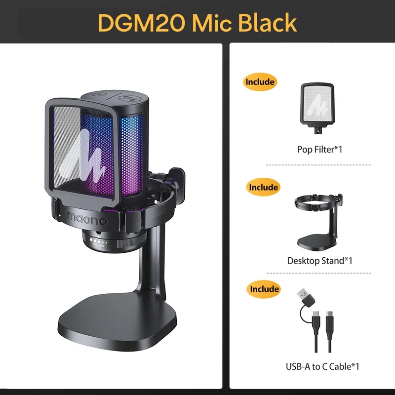 Micro MAONO DGM20 GamerWave Condenser Microphone