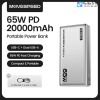 Sạc dự phòng MOVESPEED E20 65W 20000mAh Type C Sạc nhanh