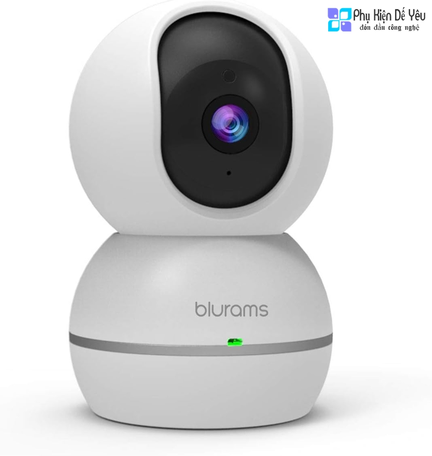 Camera Blurams - S15F - 1080P - Camera xoay, tương thích với Alexa và Amazon