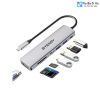 Bộ chia USB C BYEASY 7 trong 1, tích hợp HDMI 4K, đầu đọc thẻ SD/TF, nguồn 100W, cáp siêu mỏng 0.71ft, tương thích với laptop và các thiết bị Type-C khác