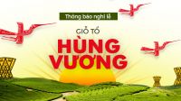 Phụ Kiện Dế Yêu - Thông Báo lịch Nghỉ lễ giỗ tổ Hùng Vương 2019