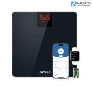 Cân Thông Minh LOFTILLA – Cân Sức Khỏe Cao Cấp, Đo Mỡ Cơ Thể, Kết Nối Apple Health