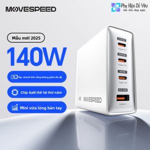 Sạc Nhanh MOVESPEED GaN 140W