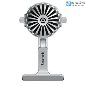 Micro phòng thu để bàn Saramonic SmartMic MTV550 màng loa lớn với 5 chế độ và cổng HP Out dành cho máy tính, iOS và Android