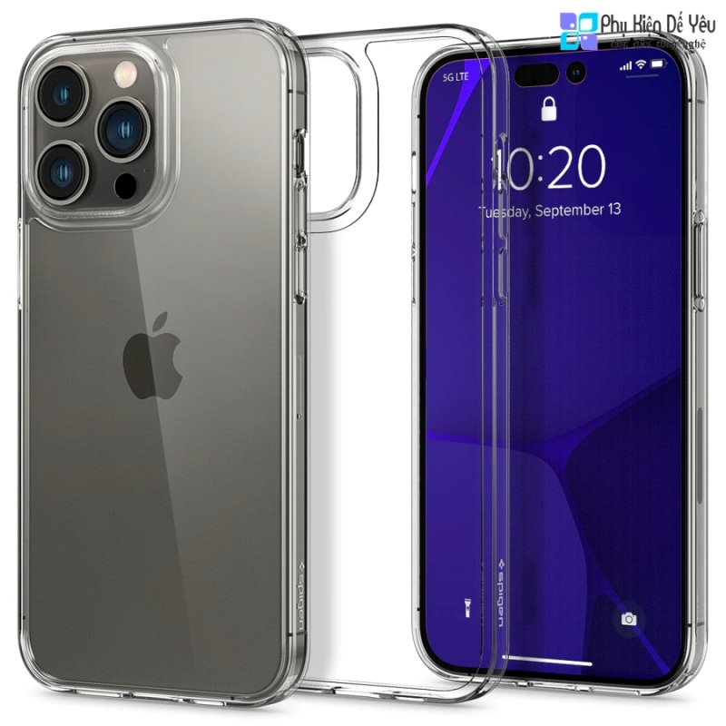 Ốp Spigen Air Skin Hybrid cho iPhone 14 Pro Max/ 14 Pro/ 14 Plus/ 14